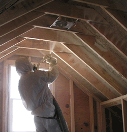 Buffalo NY attic spray foam insulation